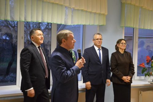 Марат Зяббаров за партой нового агрокласса