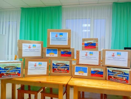 Социальные работники Лаишевского района собрали гуманитарную помощь для участников СВО