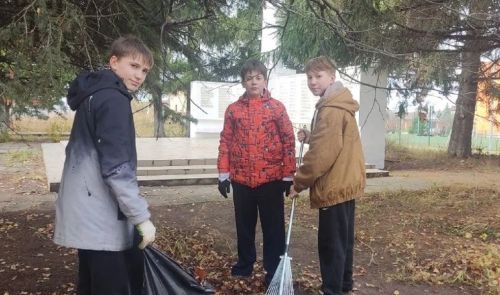 Юнармейцы Лаишевского района участвуют в «Осенней неделе добра»