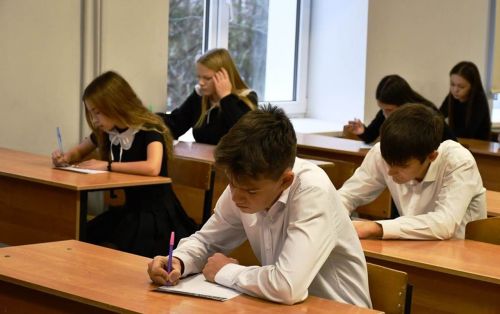Лаеш гимназистлары «Этнографик диктант» яздылар
