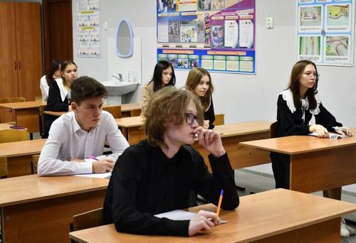 Лаеш гимназистлары «Этнографик диктант» яздылар