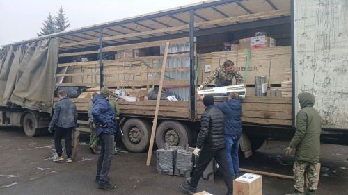 МХО зонасына Лаеш районыннан зур партия гуманитар ярдәм килде