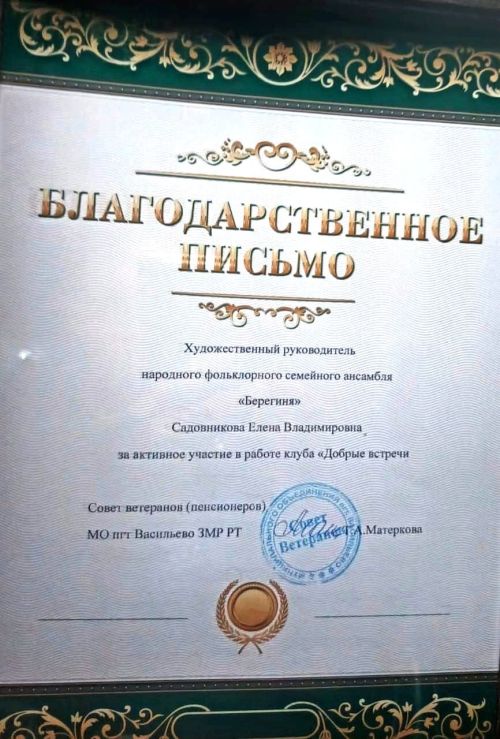 Детский Орден имени Денежкина побывал в гостях у кадет Васильево