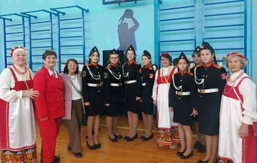 Детский Орден имени Денежкина побывал в гостях у кадет Васильево