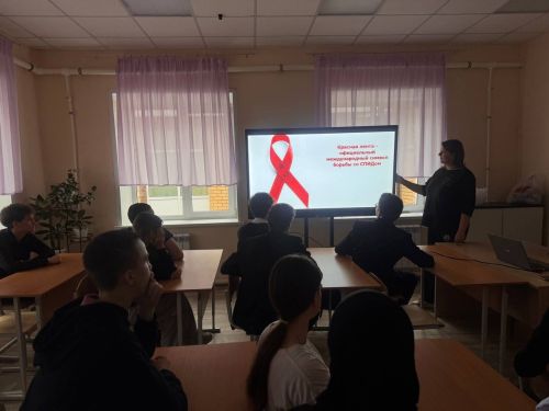 Акция «Красная лента» прошла в Лаишевском районе