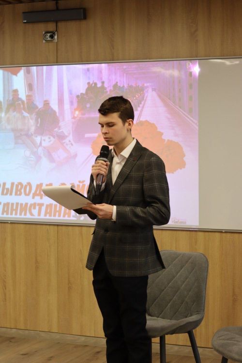 Лаишевская молодежь встретилась с участниками войны в Афганистане