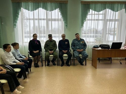 Ветераны боевых действий стали гостями «Парламентского урока» в Лаишевском районе
