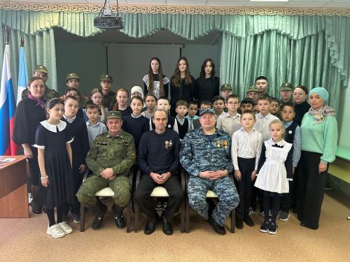 Ветераны боевых действий стали гостями «Парламентского урока» в Лаишевском районе