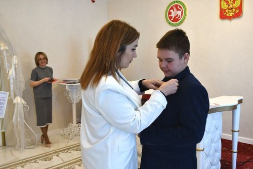 В Лаишевском отделе ЗАГС вручали паспорта
