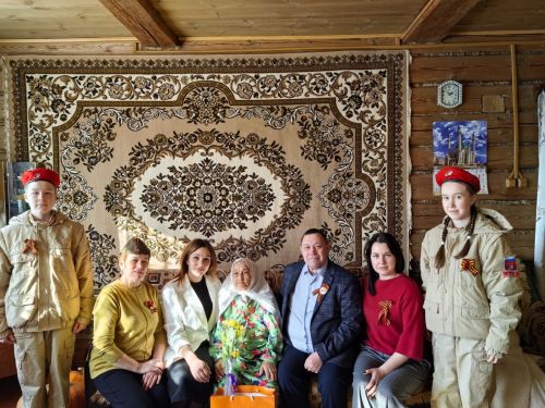 В Лаишевском районе труженице тыла вручили юбилейную медаль