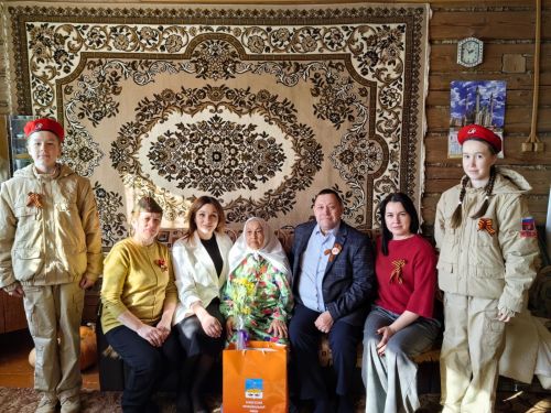 В Лаишевском районе труженице тыла вручили юбилейную медаль