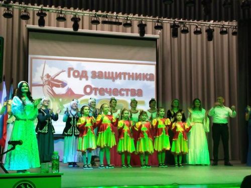 Встреча жителей Габишевского поселения с руководством района и поселения началась с концерта