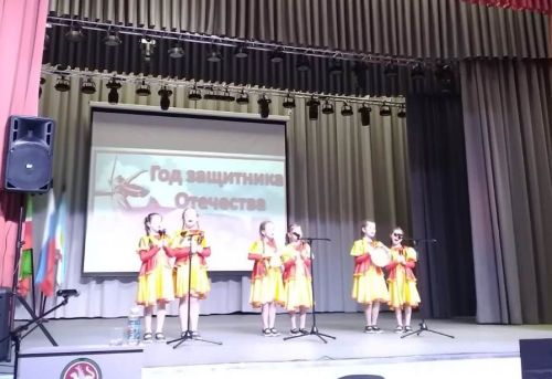 Встреча жителей Габишевского поселения с руководством района и поселения началась с концерта
