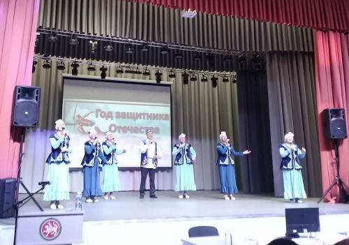 Встреча жителей Габишевского поселения с руководством района и поселения началась с концерта