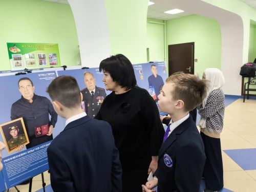 Учащиеся Лаишевского района познакомились с выставкой «Отцы героев»