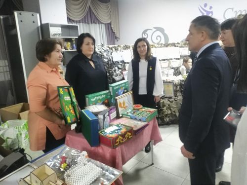 На выставке представлены достижения Столбищенского поселения