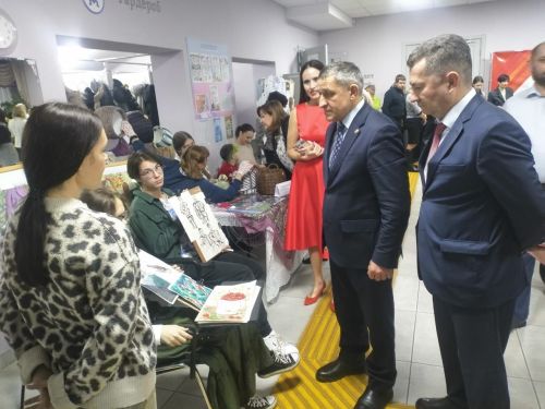 На выставке представлены достижения Столбищенского поселения