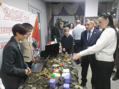 На выставке представлены достижения Столбищенского поселения