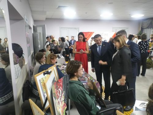 На выставке представлены достижения Столбищенского поселения