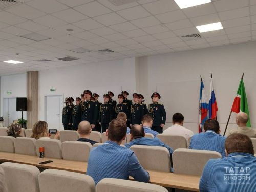 В казанском госпитале перед бойцами СВО выступил военный оркестр