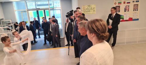 Раис Татарстана открыл новый детский сад в  Песчаных Ковалях Лаишевского района