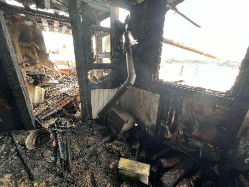 В Лаишевском районе при пожаре пострадал человек