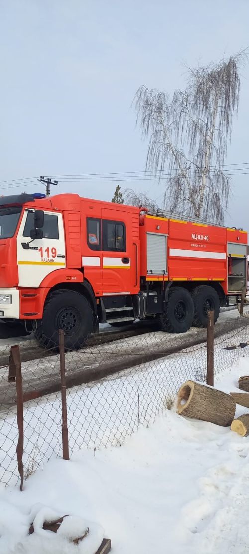 В Лаишевском районе при пожаре пострадал человек