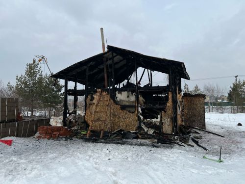 В Лаишевском районе при пожаре пострадал человек