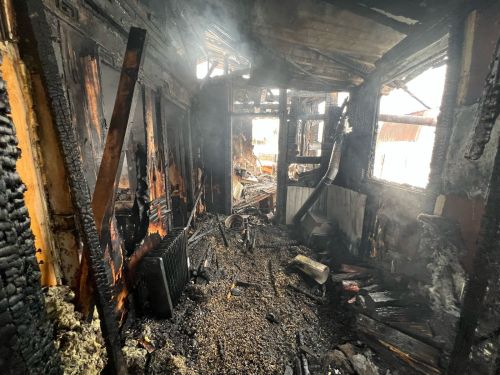 В Лаишевском районе при пожаре пострадал человек