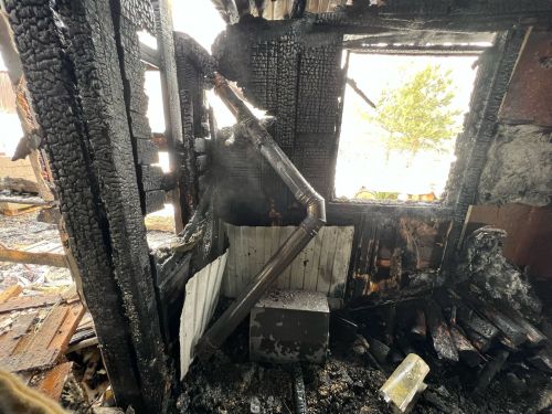 В Лаишевском районе при пожаре пострадал человек