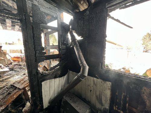 В Лаишевском районе при пожаре пострадал человек