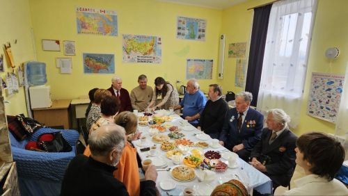 Открытие мемориальной доски академику В.И. Андрееву в Большекабанской школе
