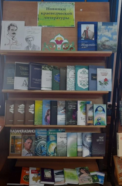 В Лаишевской библиотеке открылась новая выставка краеведческих книг