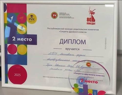 Лаешның 2 нче урта мәктәбе «Бердәм сыйныф серләре» конкурсы финалына чыкты