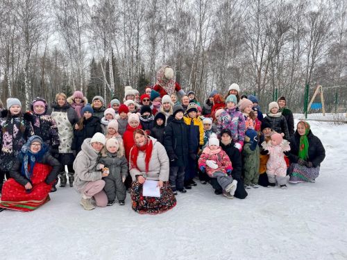 Широкая наша Масленица в селе Рождествено