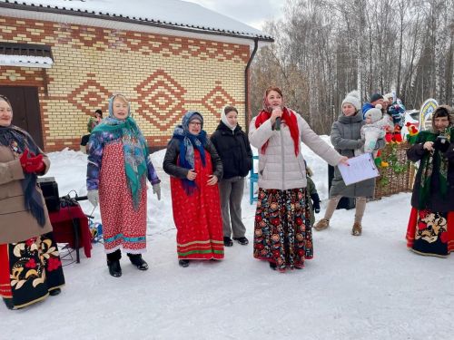 Широкая наша Масленица в селе Рождествено