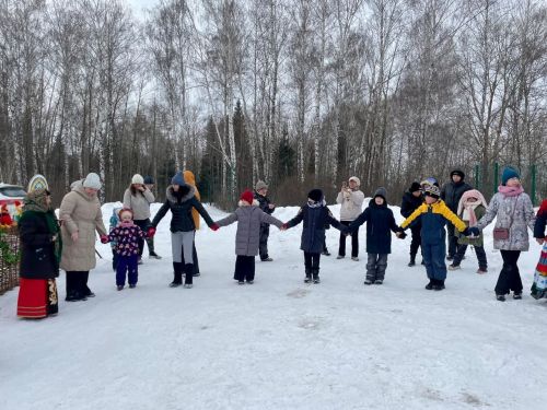 Широкая наша Масленица в селе Рождествено