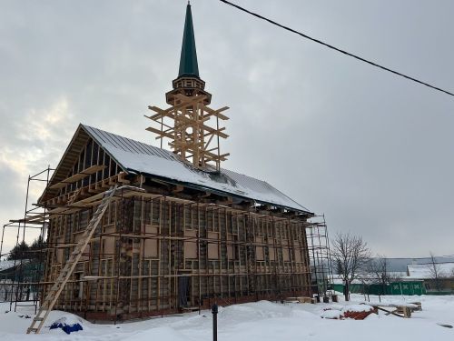 Мастера из Лаишевского района помогают в восстановлении старинной мечети