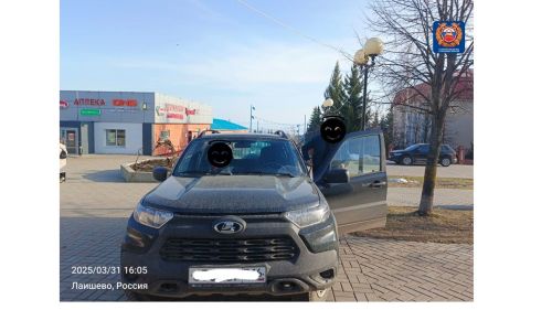 Лаишевский район: Водители наказаны за езду по пешеходной зоне
