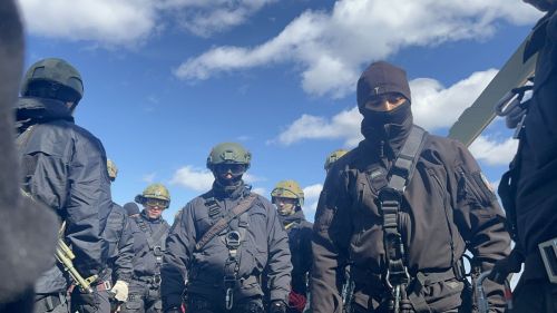 В Татарстане бойцы спецподразделений Росгвардии провели тренировку по десантированию с вертолёта