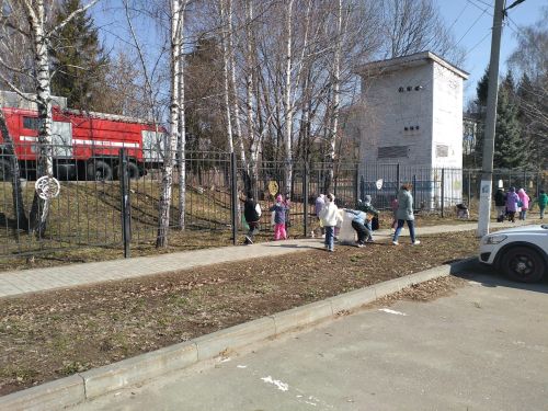 Ученики Лаишевской гимназии № 1 показывают пример заботы о родном городе