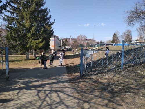 Ученики Лаишевской гимназии № 1 показывают пример заботы о родном городе