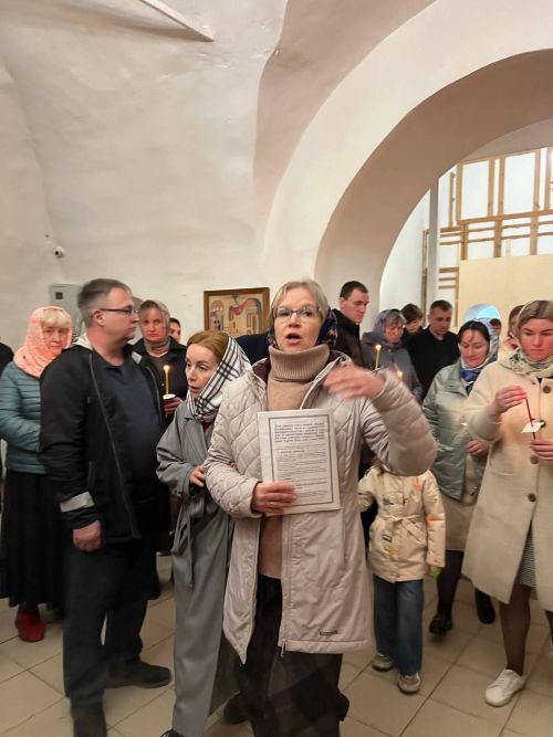 Пасхальная радость в церкви Казанских святых в Столбище