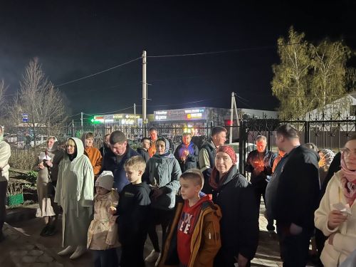 Пасхальная радость в церкви Казанских святых в Столбище