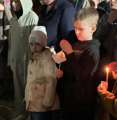 Пасхальная радость в церкви Казанских святых в Столбище