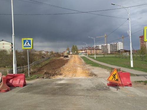 В Лаишеве капитальный ремонт дороги обеспечит безопасность детей