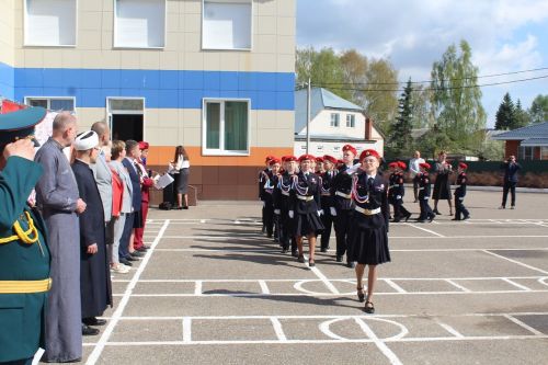 Пятиклассников Столбищенской школы Лаишевского района приняли в кадеты