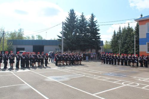 Пятиклассников Столбищенской школы Лаишевского района приняли в кадеты