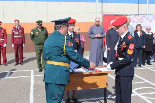 Пятиклассников Столбищенской школы Лаишевского района приняли в кадеты
