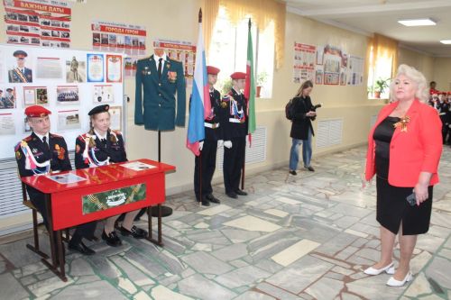 В Лаишевском районе открылась первая «Парта героя»